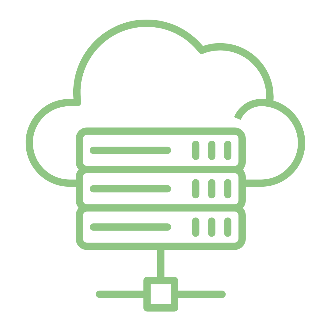 Icon für Cloud-Infrastruktur und Serverlösungen